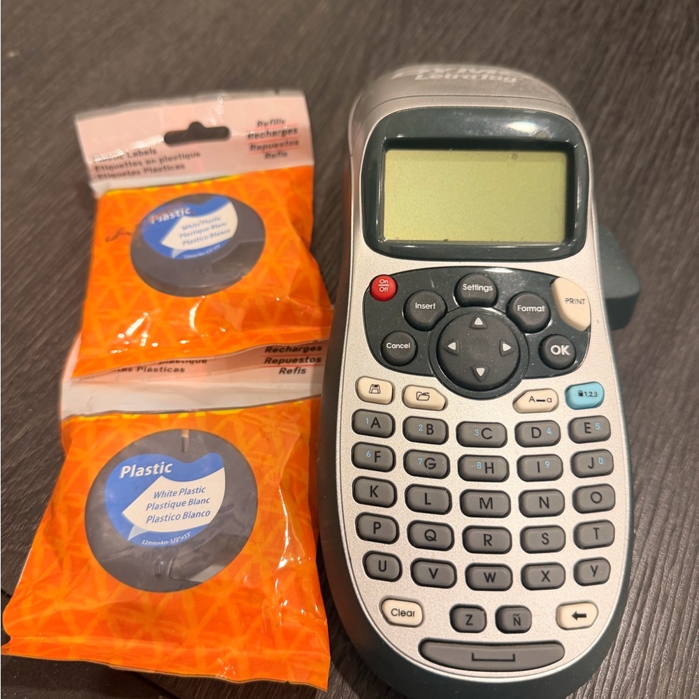 DYMO Label Maker with Black and White Interface